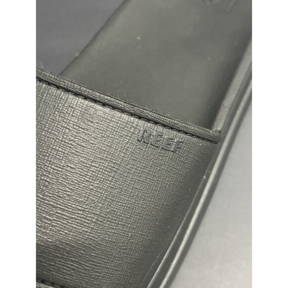 Reef Women's Cushion Bondi Bar Black Strappy Sandal Size 11 - Picture 2 of 12